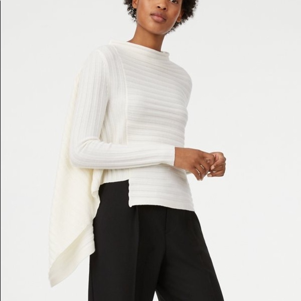 Club Monaco Marisell Asymmetrical Wool Sweater